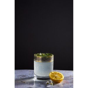 BOHEMIA PRESTIGE SZKLANKA 320ML ZŁOTO PLATYNA 6SZT - obrazek 2