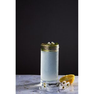 SZKLANKA 390ML ZŁOTO-PLATYNA 6SZT – elegancki komplet szklanek kryształowych - obrazek 4