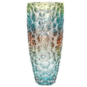 Kryształowy Wazon Bohemia Jihlava – Lisboa Mix Colors 35 cm – Ekskluzywna Dekoracja w Nowoczesnym Stylu - obrazek 1