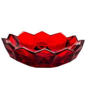 Bohemia Lunar Red – Kryształowa misa 330 mm - obrazek 1