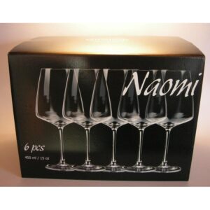 🥂 Kieliszki do wody NAOMI  450ML– elegancja i funkcjonalność (komplet 6 szt.) - obrazek 2