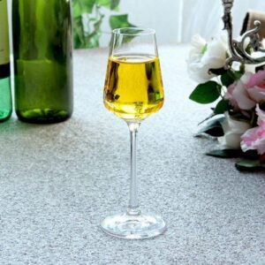Kryształowe kieliszki do likieru i wódki SANDRA 65ML – elegancja w kompaktowej formie (komplet 6 sztuk) - obrazek 2