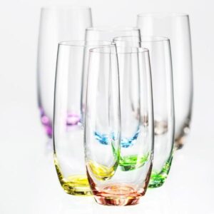 Szklanki kolorowe RAINBOW – komplet 6 sztuk (350 ml) - obrazek 1