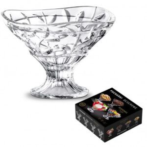 Pucharki do deserów ze szkła kryształowego 250 ml – zestaw 4 sztuk - obrazek 1