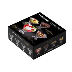Pucharki Deserowe 250 ml – Komplet 4 sztuki - obrazek 3