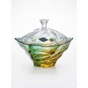 Kryształowa bomboniera BOHEMIA PRESTIGE Flamenco Lemon 205 mm - obrazek 1