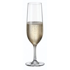 Kieliszki do szampana Bohemia Prestige Mila 270 ml – zestaw 6 sztuk - obrazek 1