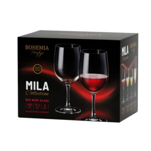 Kieliszki BOHEMIA PRESTIGE MILA 450 ml – elegancja na każdą okazję - obrazek 2