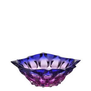 SAMBA Misa 310 mm Violet Blue - luksusowa dekoracja ze szkła kryształowego - obrazek 1