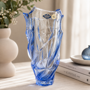 FLAMENCO WAZON 300MM BLUE TOUCH – ELEGANCJA PODKREŚLONA NIEBIESKIM AKCENTEM - obrazek 2
