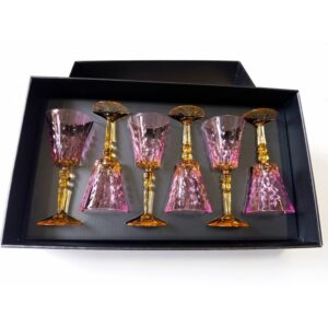 PRESTIGE CONTE ROSE AMBER WINO 260 ml – Zestaw 6 Kieliszków Kryształowych - obrazek 3