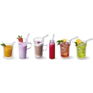 SIMAX RURKA SZKLANA PROSTA 20 CM KPL. 6 SZT. + CZYŚCIK - obrazek 3