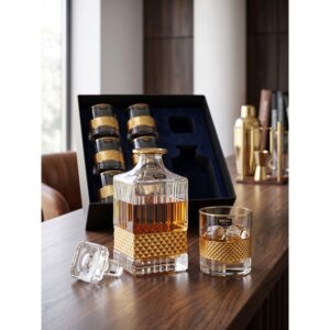 ELEGANTE ROYAL GOLD ZESTAW DO WHISKY 1+6 - obrazek 3