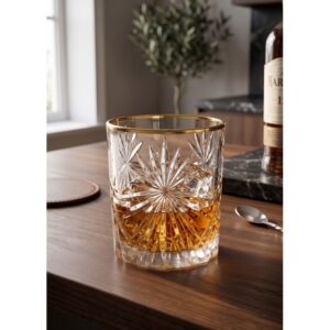 FIORE GOLD SZKLANKA 320 ML 6 SZT. - obrazek 2